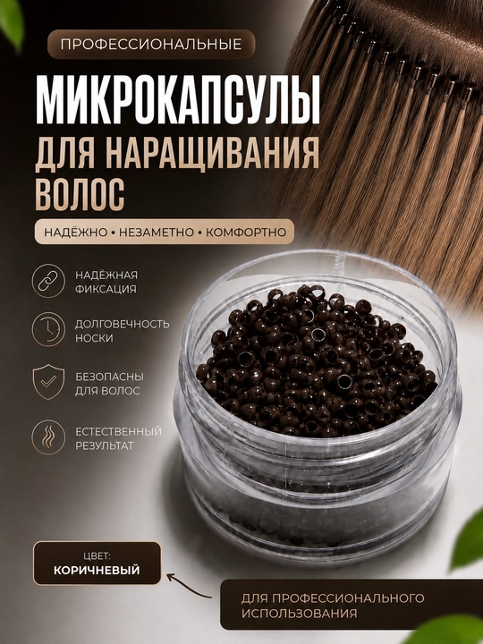 Soch o‘stirish uchun gel tormozli va tormozsiz professional mikrokapsulalar - 