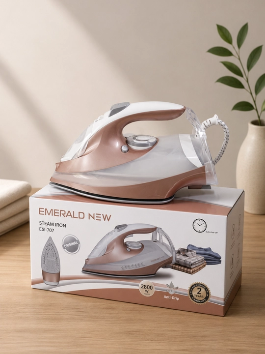 Утюг EMERALD NEW с мощным паром и керамической подошвой