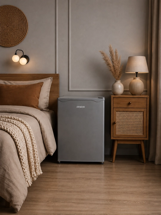 AIWA 46 litr mini xolodilnik, ixcham bir eshikli sovutgich muzlatgich