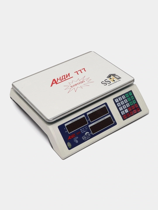 Aqlli tarozi elektron tijorat va oshxona uchun, zanglamaydigan po'latdan, 40 kg
