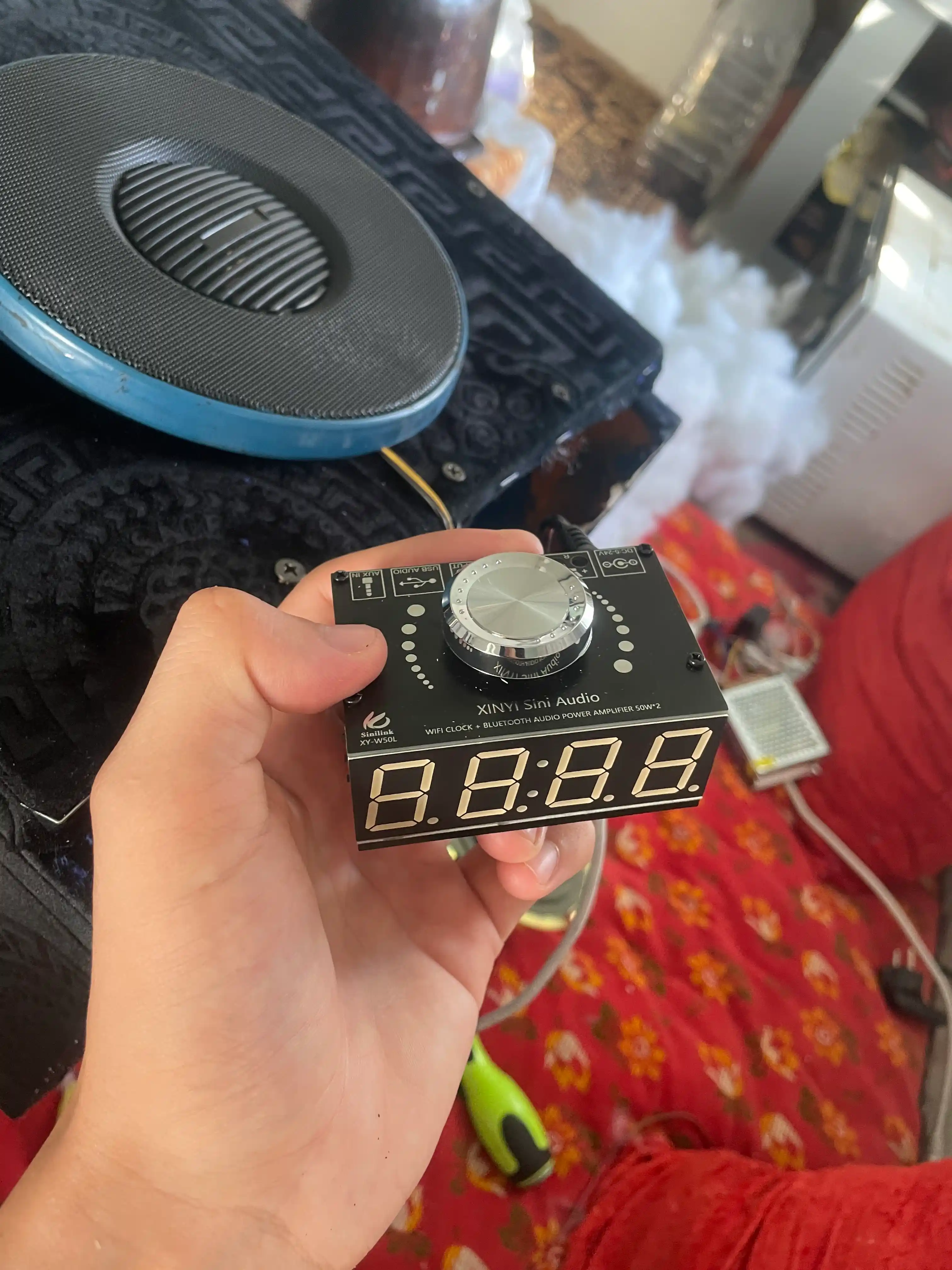 XY-W50L HIFI 50 Вт * 2 (24В) Беспроводной стереофонический 5,0 цифровой модуль усилителя
