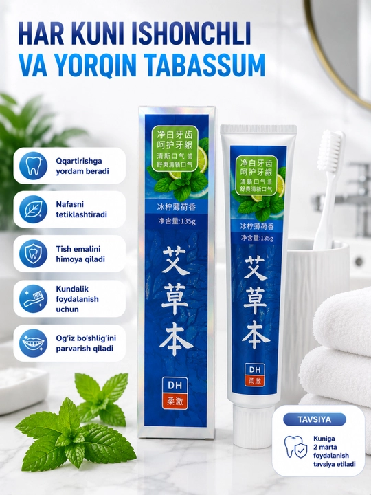 Yalpiz ekstraktli tish pastasi, 115 g