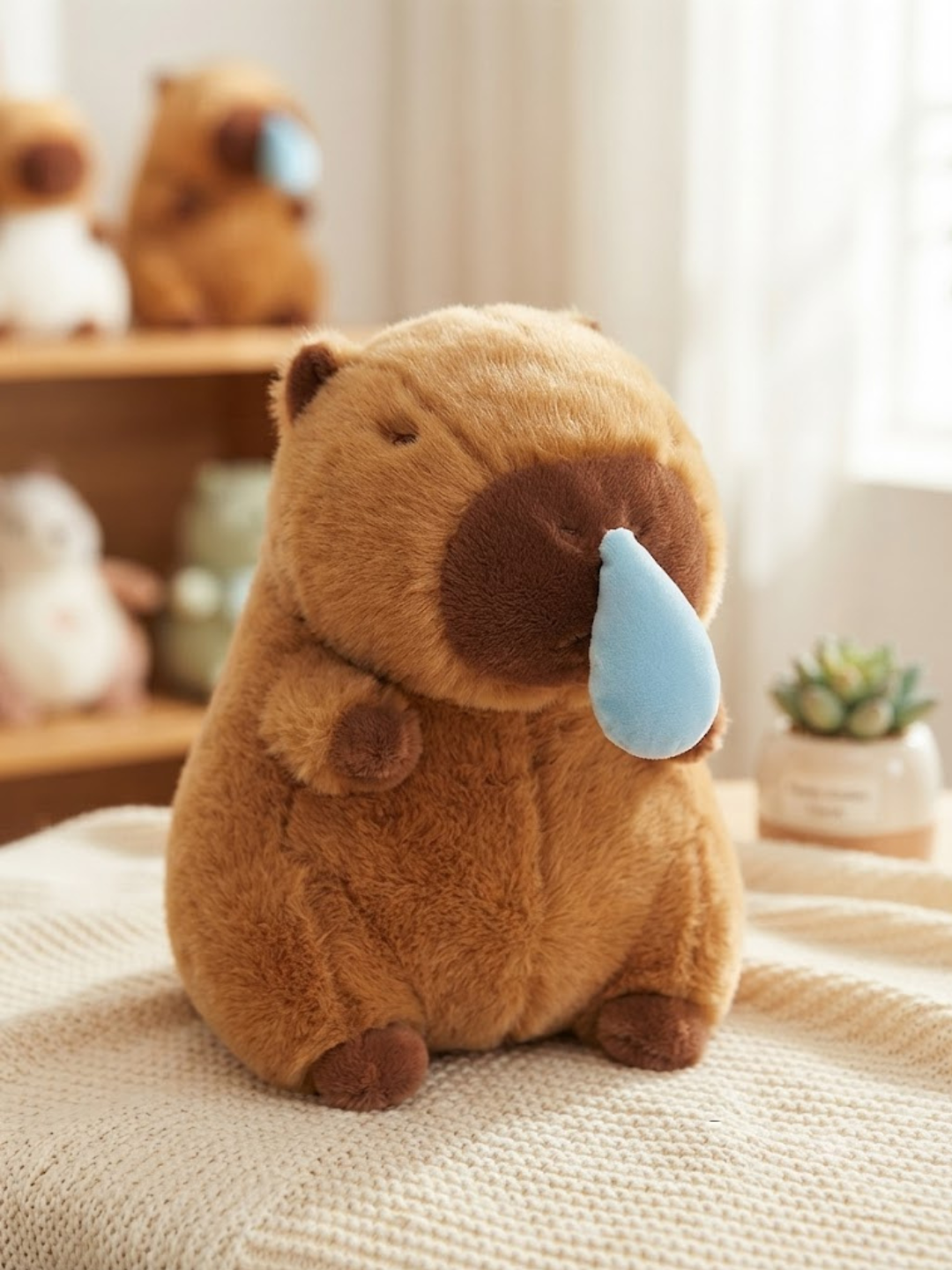 Capybara baxmal o‘yinchog‘i - 25, 35, 45, 55, 65 sm