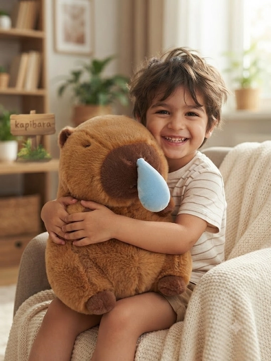 Capybara baxmal o‘yinchog‘i - 25, 35, 45, 55, 65 sm