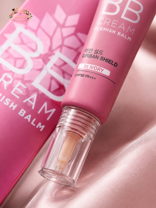 Yengil tonal BB krem,tabiiy qoplama va mayin finish,PURE Beauty BB Cream 01 Ivory