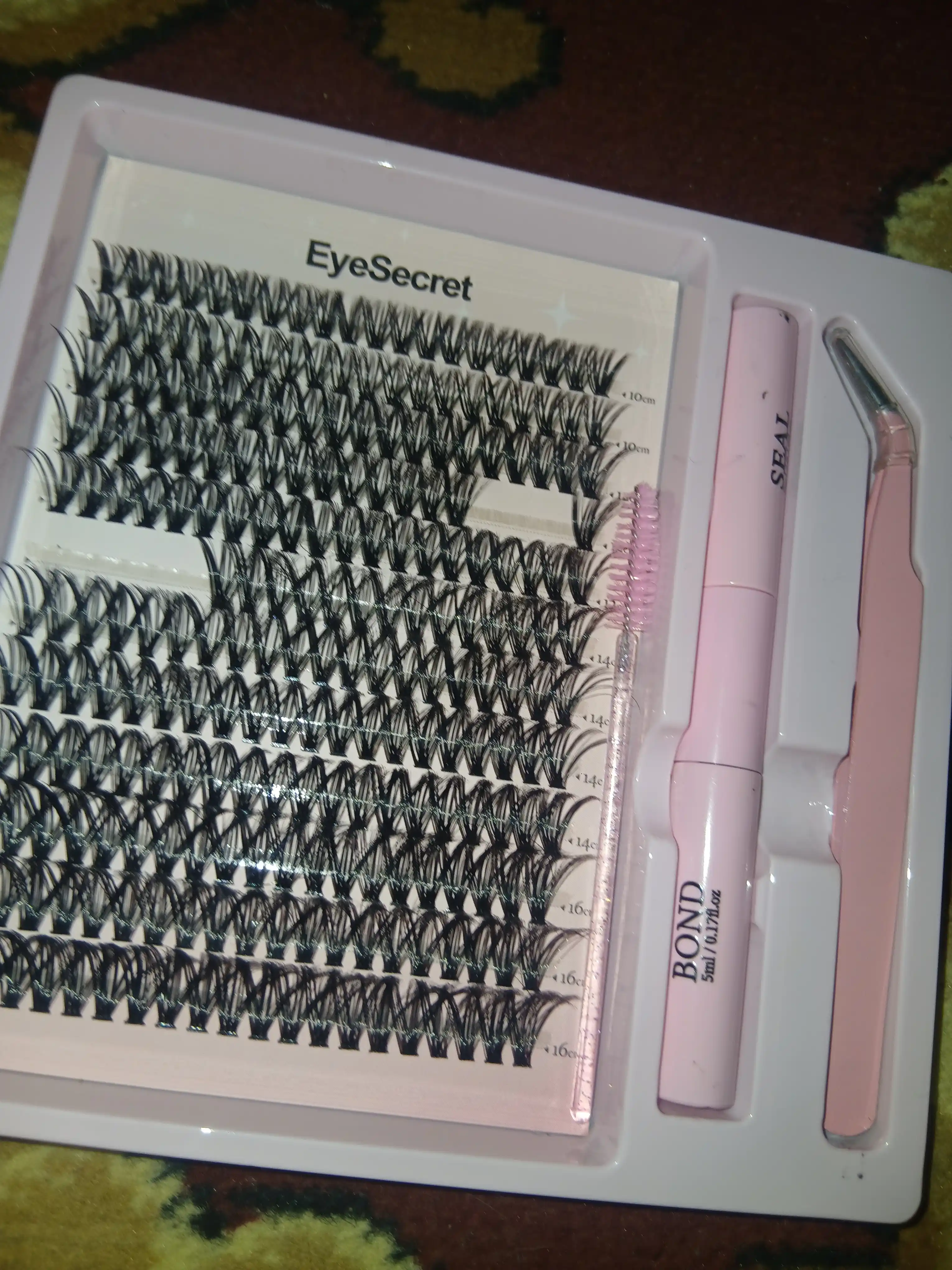 EyeSecret kiprik to‘plami – 240 dona, elim bilan, 3D+4D hajm, D egilish