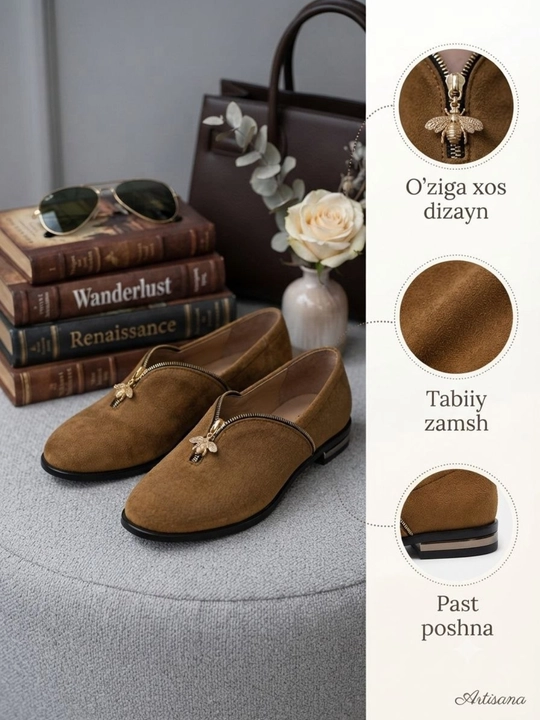 Ayollar uchun tuflilar, laklangan, charm, zamsh, zamokli, 35-40