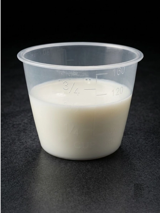 Multivarka uchun 160 ml o‘lchov stakani, suyuq va sochiluvchan mahsulotlar uchun