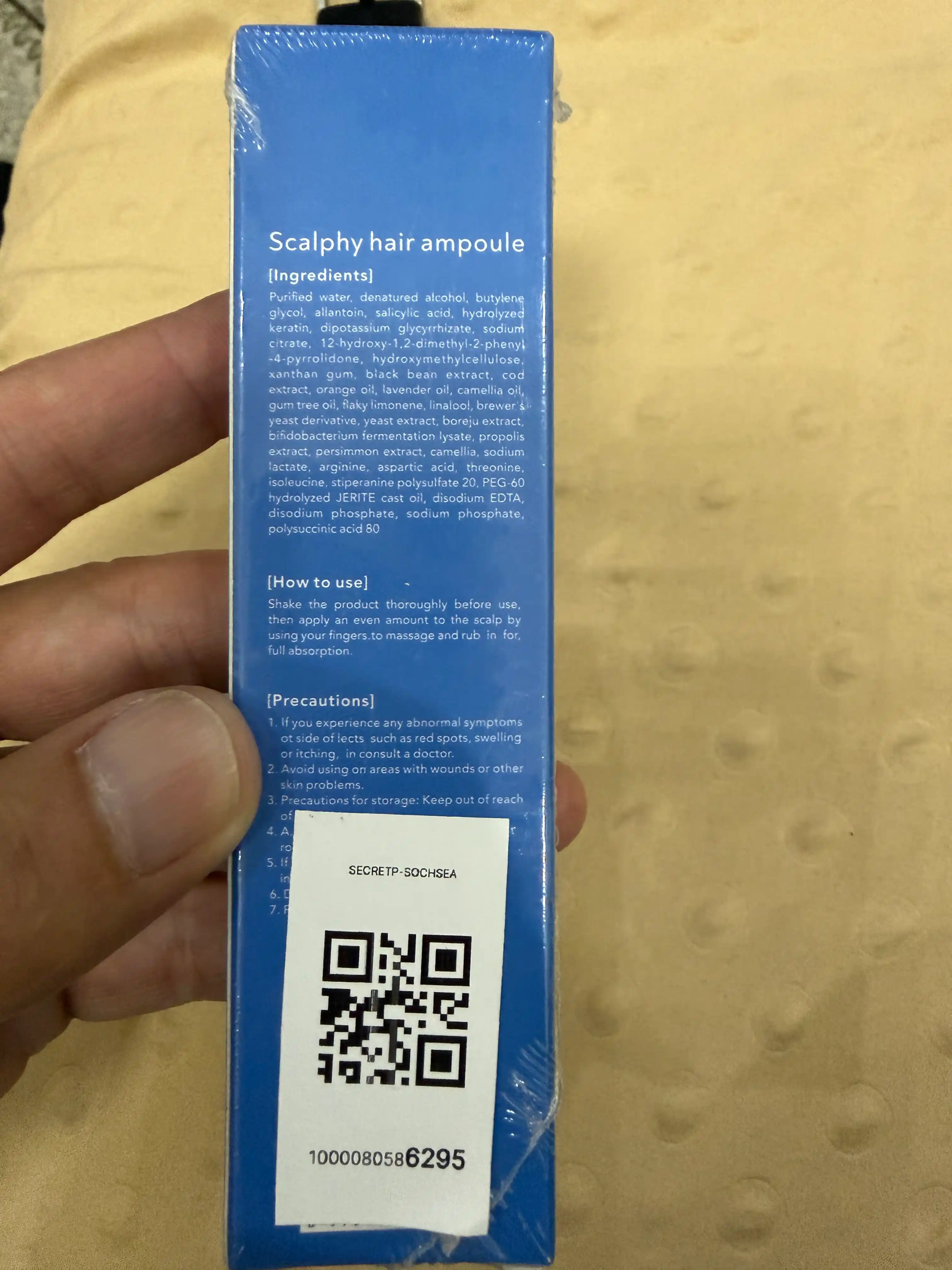 Sochni o'stirish va mustahkamlash uchun rolikli sivorotkma, 20 ml