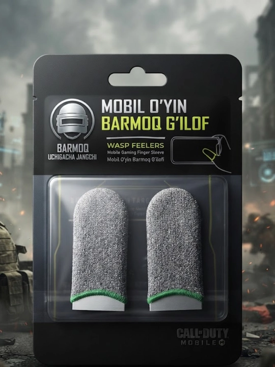 Sensorli ekran uchun barmoq qopqog'i (Finger Sleeve), 2 dona