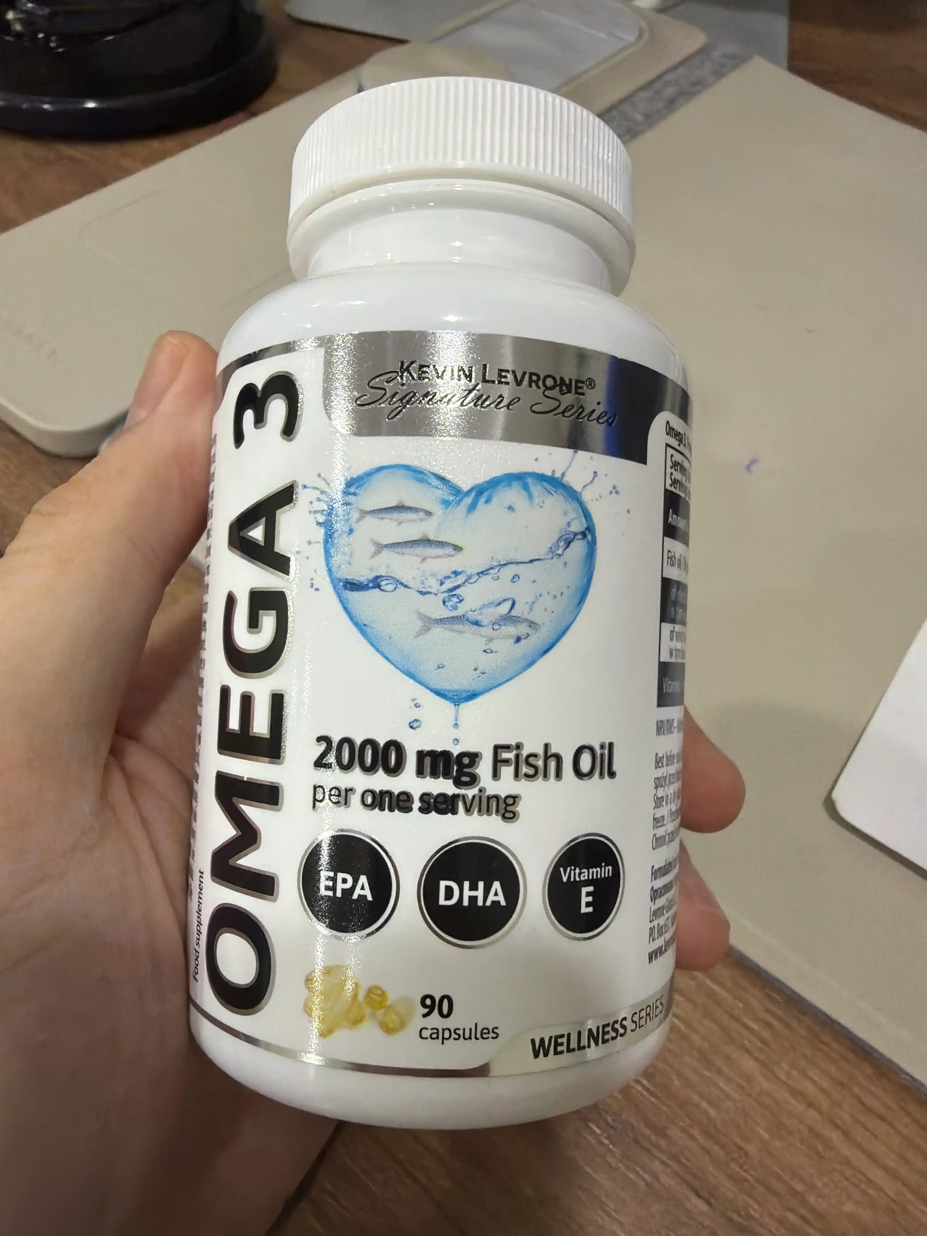 Baliq yo'gi Omega 3 2000 mg Kevin Levrone, 90 kapsula