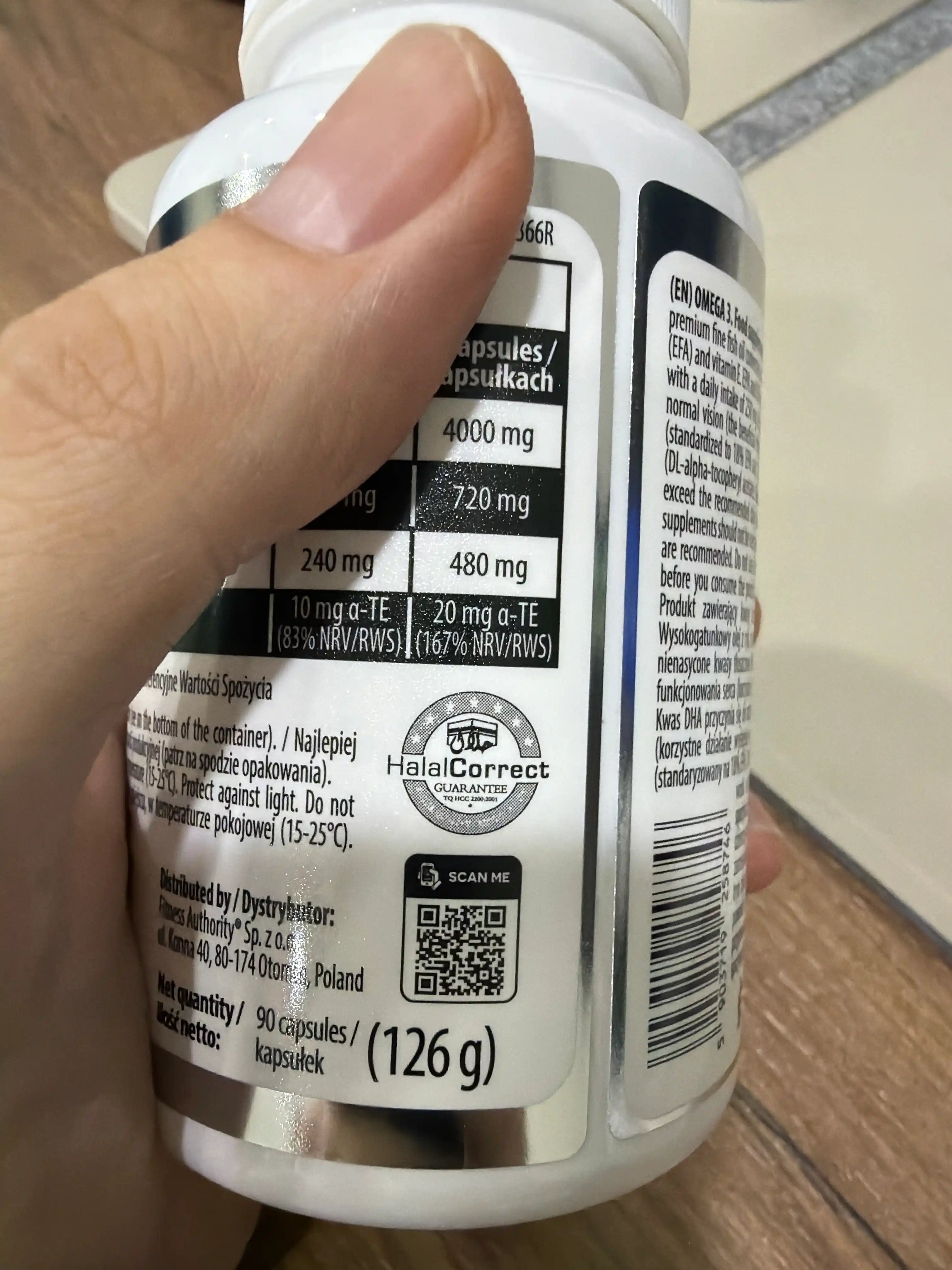 Baliq yo'gi Omega 3 2000 mg Kevin Levrone, 90 kapsula