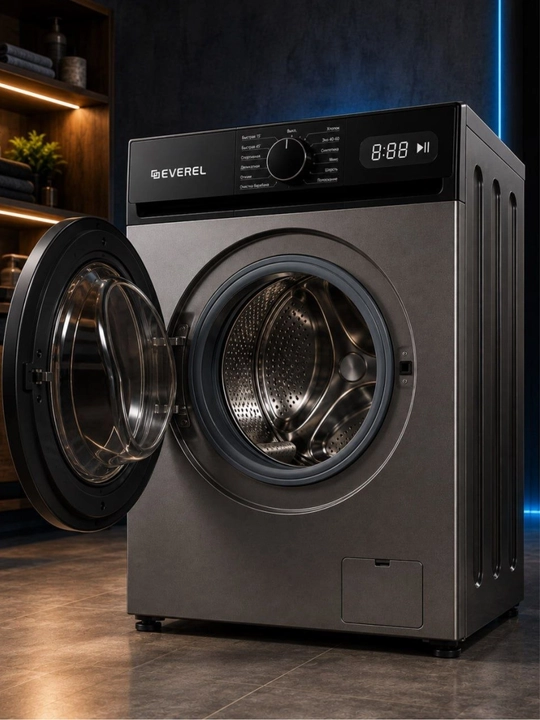 EVEREL Crystal E10 / Crystal E7.5 DB kir yuvish mashinasi, BLDC Inverter