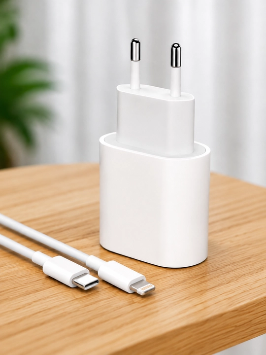 Комплект для быстрой зарядки iPhone, адаптер, кабель Lightning
