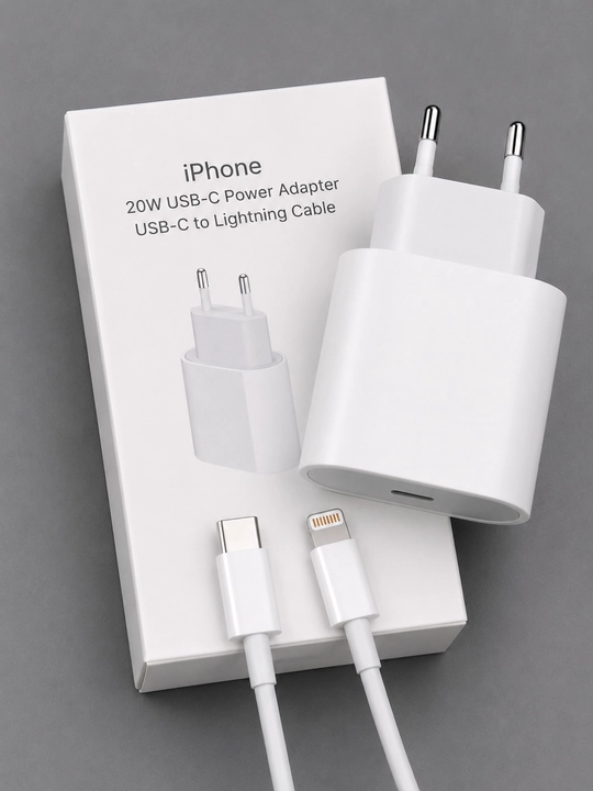 Комплект для быстрой зарядки iPhone, адаптер, кабель Lightning
