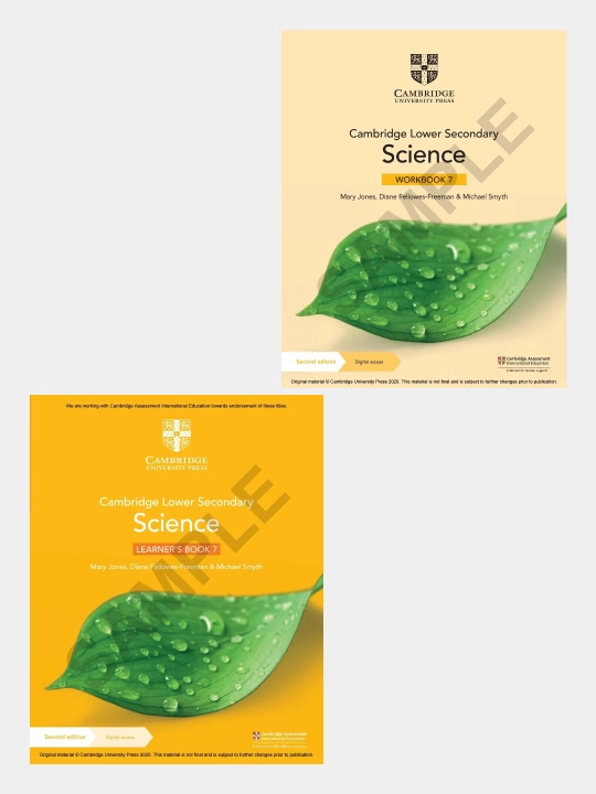Cambridge Lower Secondary Science 7 Learner's Book + Workbook | 2nd Edition | English - 