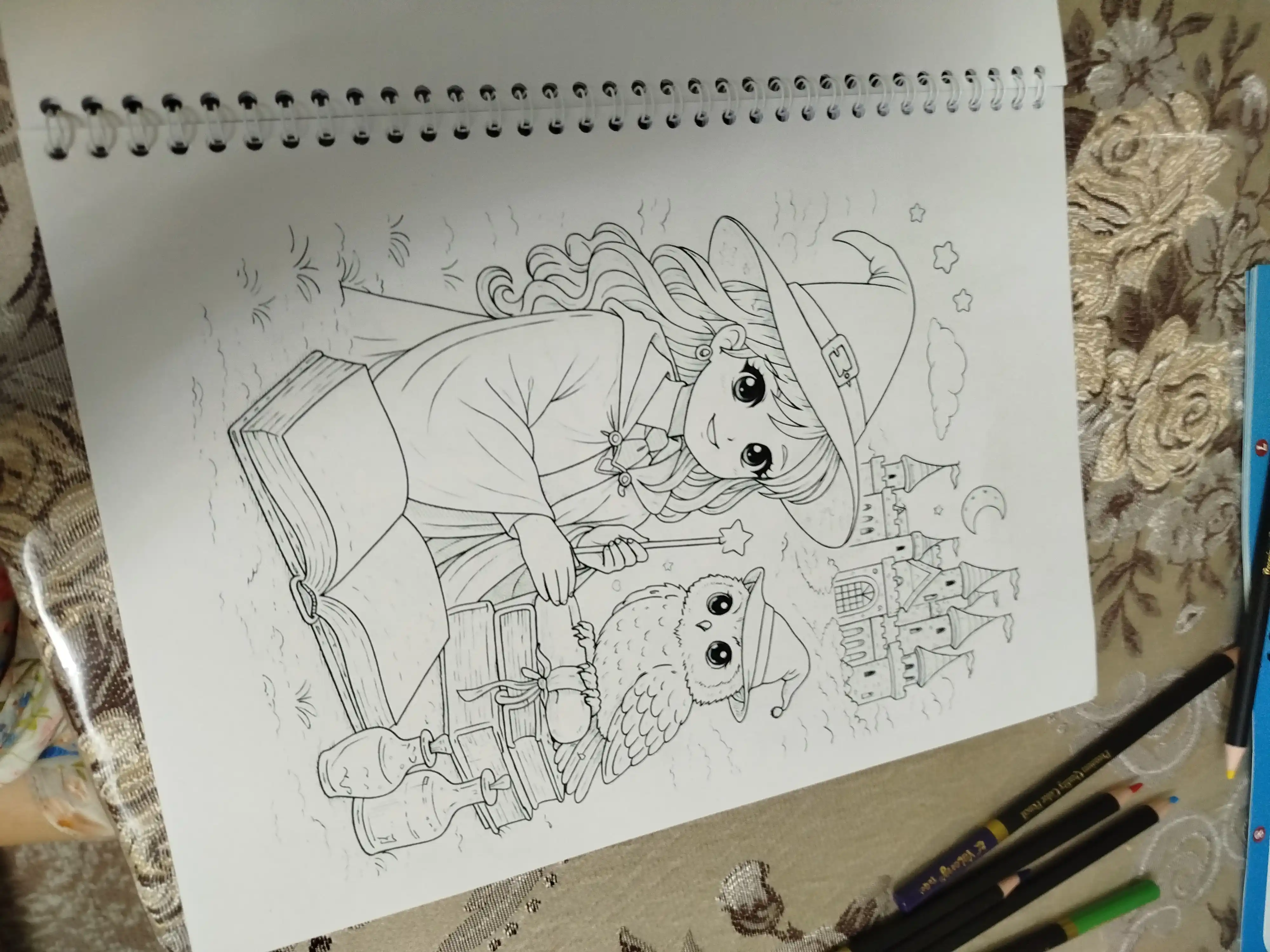 Раскраска для девочек,  20 картинок, 20×30 см, раскраска для детей