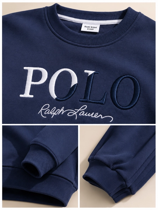 Детский спортивный костюм POLO свитшот и брюки хлопок 4–6 лет
