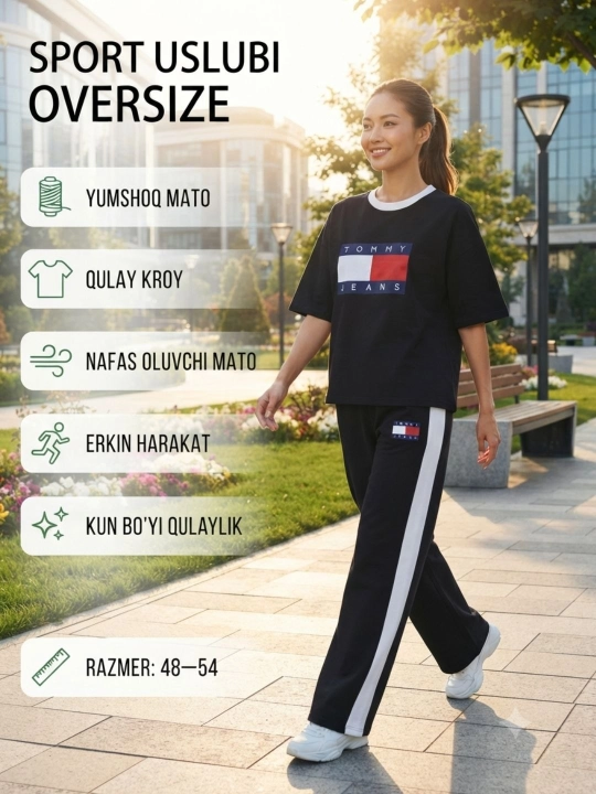 Ayollar uchun sport uslubidagi to‘plam
