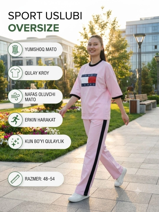 Ayollar uchun sport uslubidagi to‘plam