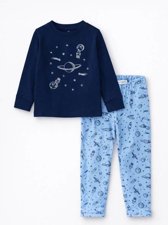 Bolalar pijamasi yumshoq qulay uyqu kiyimi kundalik foydalanish uchun pijama to‘plami - 
