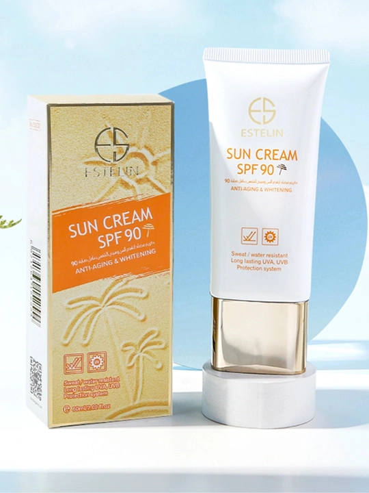 Солнцезащитный крем ESTELIN SPF 90 PA+++, 60 мл - 