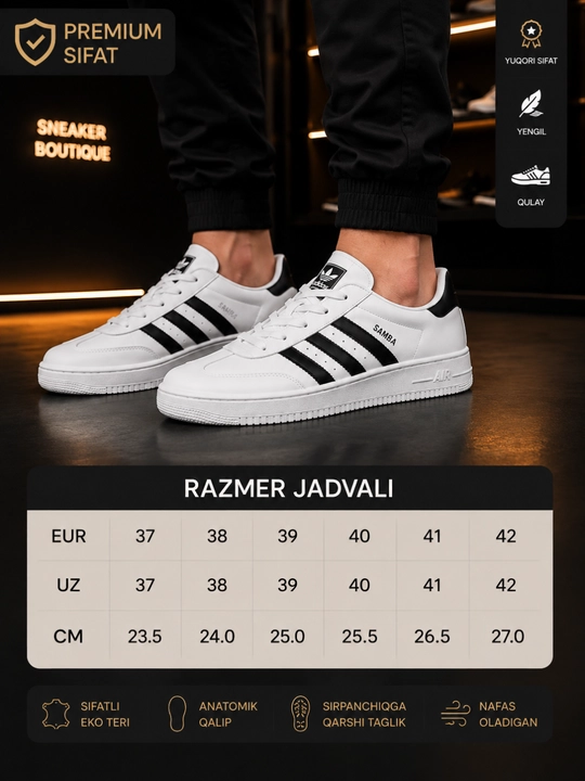 Erkaklar uchun krossovkalar