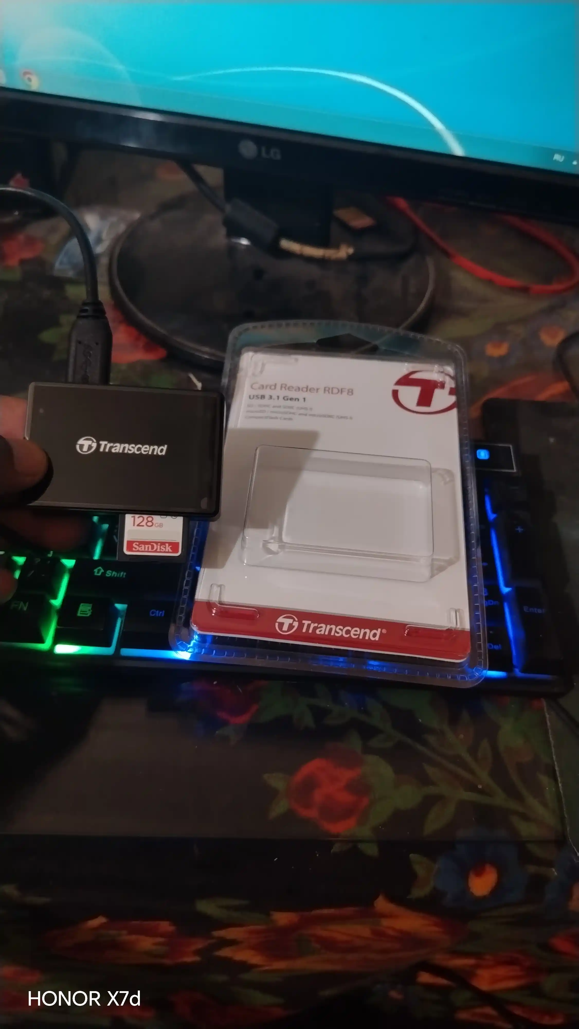 Картридер Transcend rdf8 usb 3.1 gen1