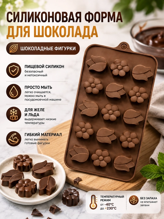 Silikon pishirish qoliplari: ayiqcha, quyoncha, kapalak,yurak, sonlar, xariflar - 