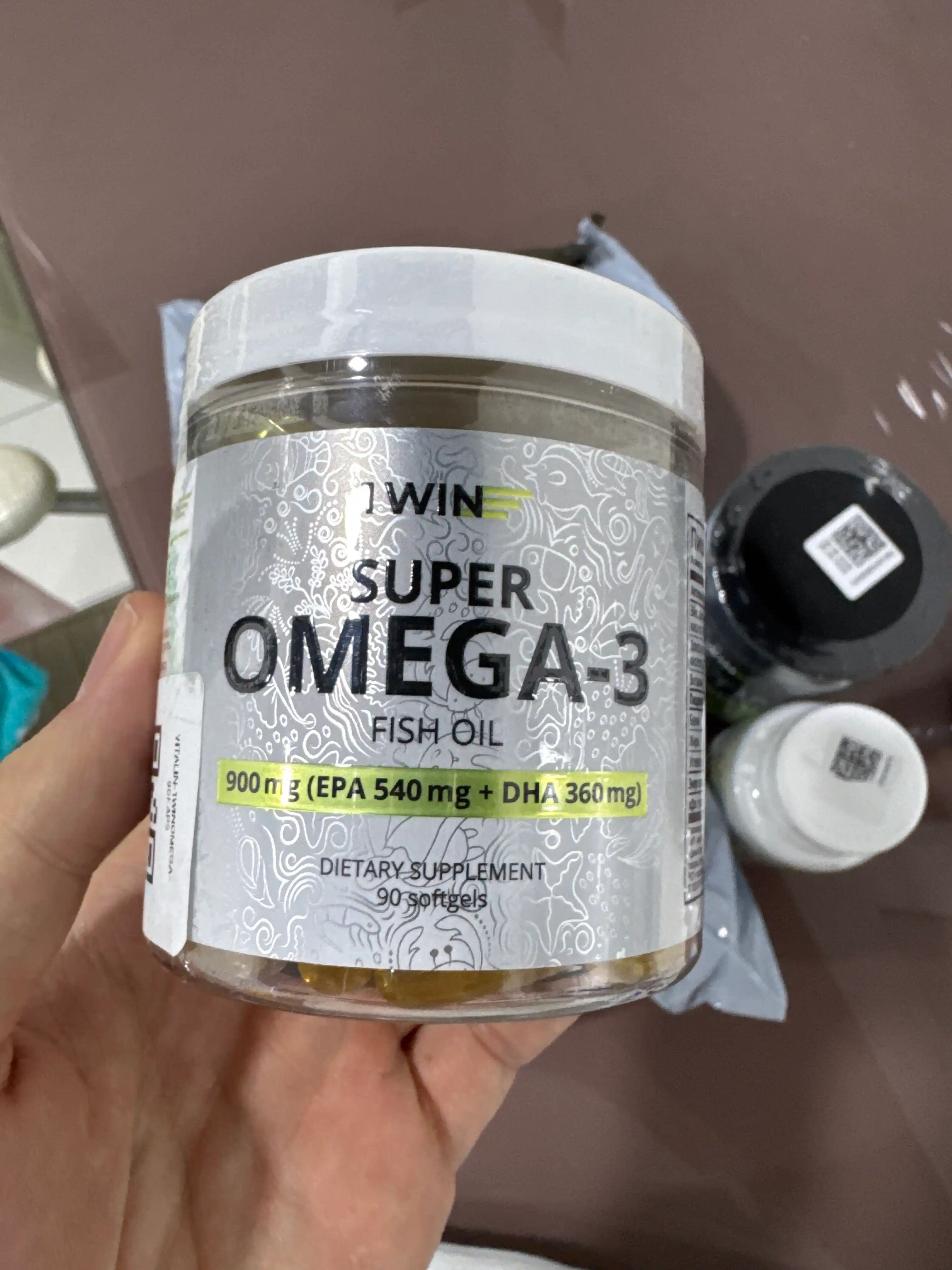 Омега 3 рыбий жир 1WIN 900 мг, Omega-3 ЭПК ДГК, капсулы для иммунитета и сердца