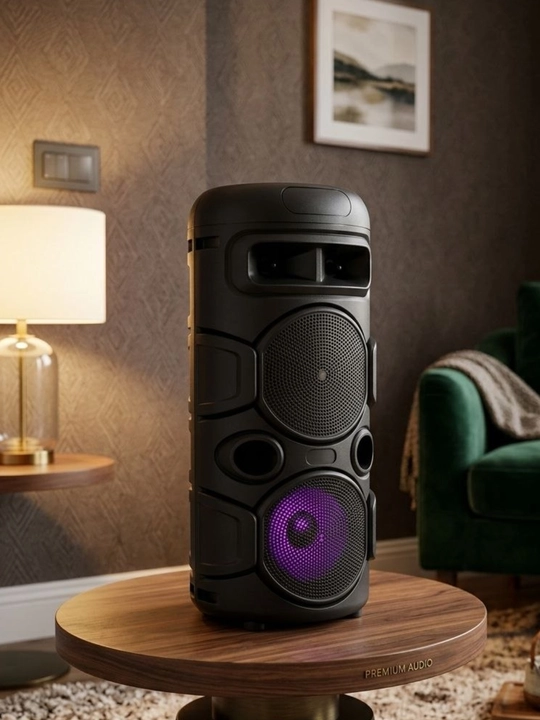 Portativ Bluetooth karnay, 8 dyuym, simsiz, mikrofonli, USB/AUX/TF, 3000 mA·soat