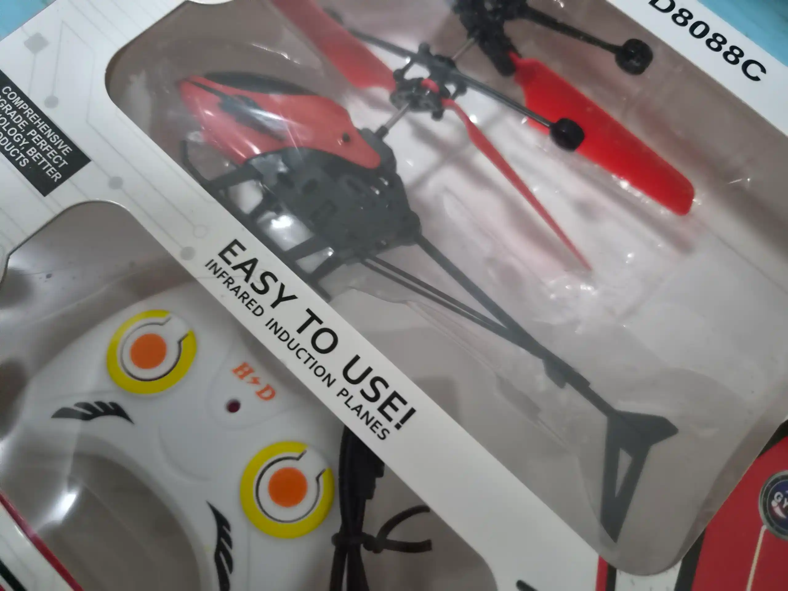 Sensorli boshqaruvli uchuvchi o'yinchoq vertolyot, dron, USB zaryad, bolalar uchun