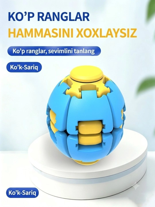 Aylanadigan Antistress Jumboq Shar, Bolalar va Kattalar uchun