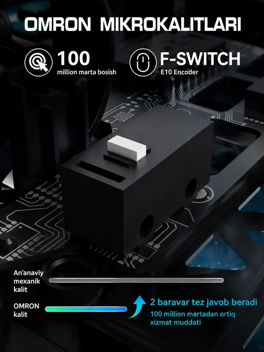 Игровая мышь ATTACK SHARK R5 Ultra Carbon Fiber Wireless 8K PAW3950MAX