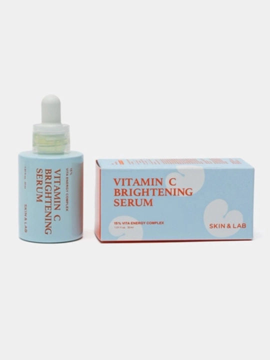 Осветляющая сыворотка с витамином C и пептидами Skin&Lab Vitamin C Brightening Serum