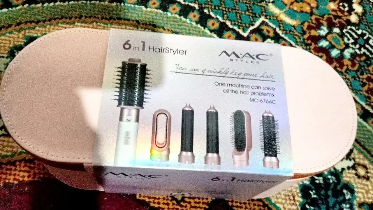 Фен для волос MAC styler MC-6766, 6 в 1, воздушная укладка и автоматическая плойка
