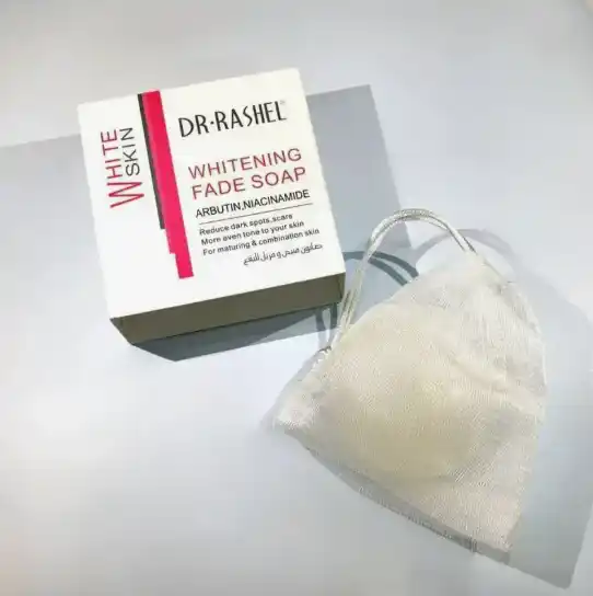 Oqartiruvchi sovun qora nuqtalarga qarshi DR. Rachel White Skin Fade Soap, chuqur tozalash