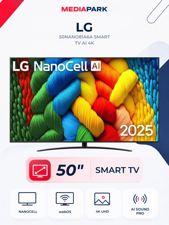 Televizor LG 50NANO81A6A Smart TV AI 4K - 