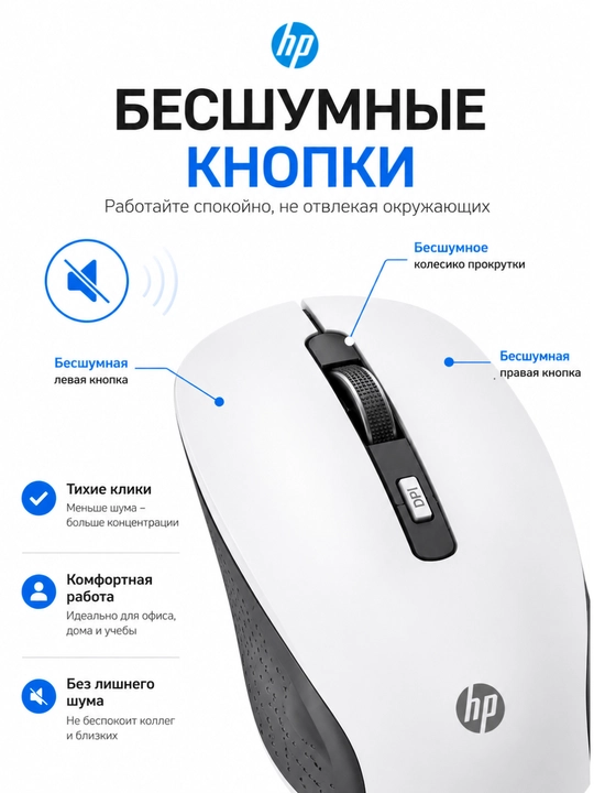 HP S1000 PLUS simsiz sichqoncha 2.4G