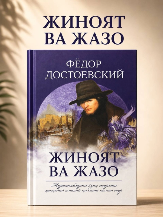 Преступление и наказание — Фёдор Достоевский. Книга на узбекском языке - 