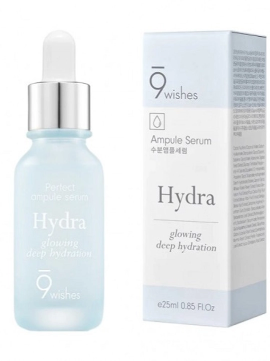 Kokos suvi bilan yuz zardobi 9 wishes Hydra Skin ampule serum