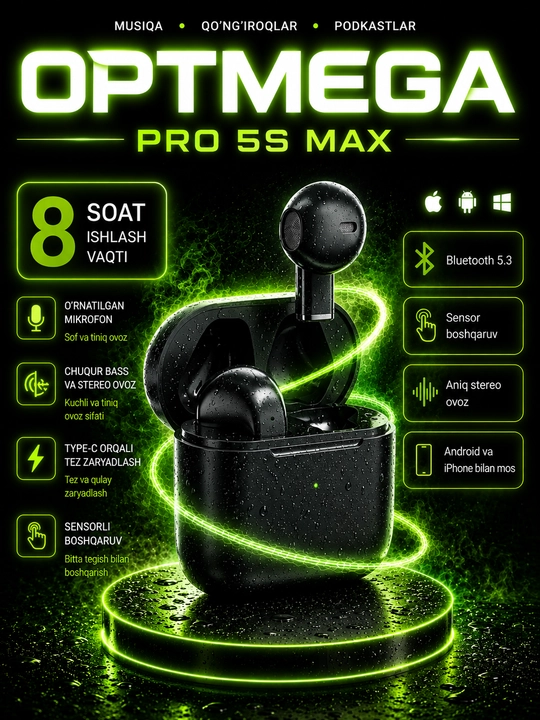 Simsiz quloqchinlar Pro 5s ai, Pods,Pro - 