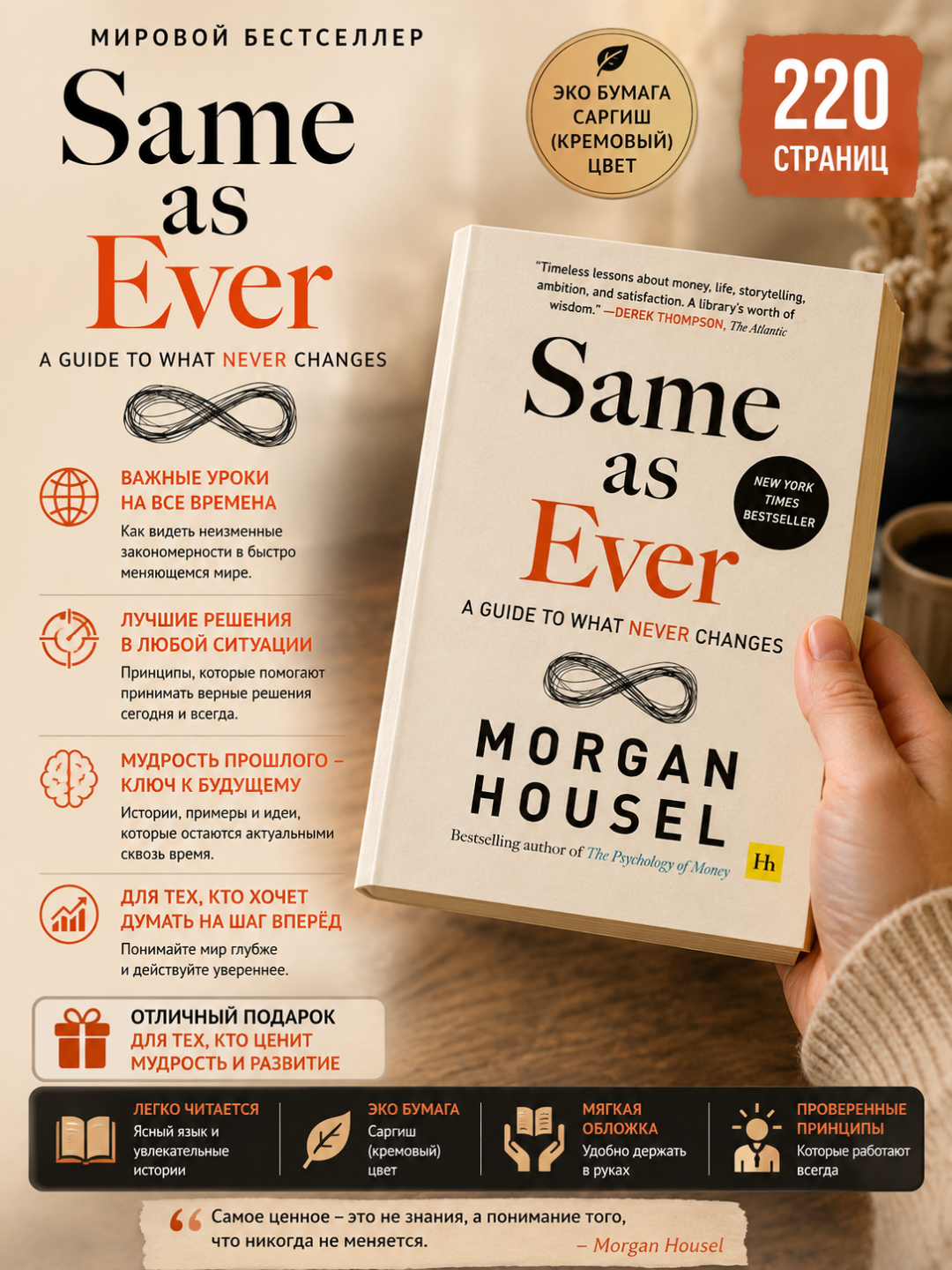 SAME AS EVER, MORGAN HOUSEL ingliz tilida - 