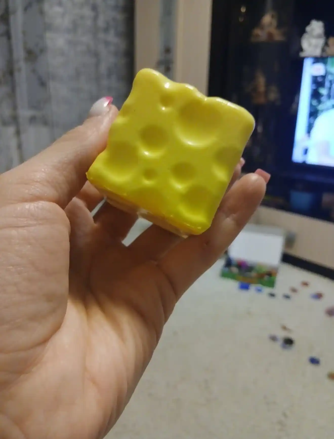 Сквиш антистресс сыр, плитка шоколада, масло butter