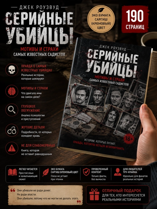Серийные убийцы. Мотивы и страхи самых известных садистов. Джек Роузвуд - 