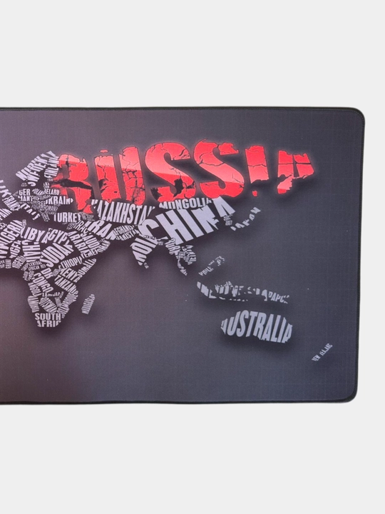 Ofis va uy uchun klaviaturasi va sichqoncha stol gilamchasi 90x40sm XXL dunyo xaritasi