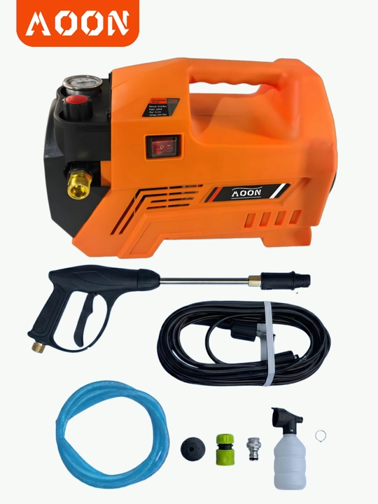 MOON M7 2200 Vt quvvatli yuqori bosimli avtomobil yuvish mashinasi, avtomobillarni yuvish uchun