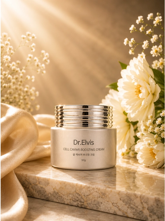 Dr.Elvis Cell Caviar Boosting Gold premium koreys yuz parvarishi liniyasi