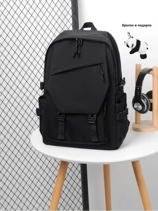 Erkaklar va ayollar uchun ryukzaklar maktab uchun, unisex, brelokli universal