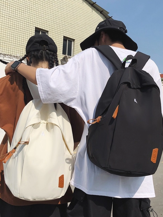 Erkaklar va ayollar uchun ryukzaklar maktab uchun, unisex, brelokli universal